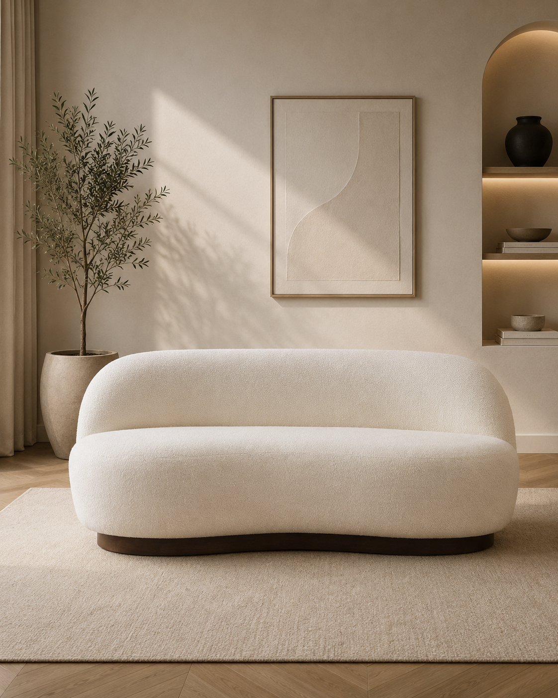 River Rhine Curved Sofa